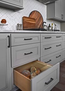 Kitchen Pantry with Bread Drawer