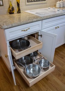 Kitchen Cabinet Pot and Pan Storage Drawer