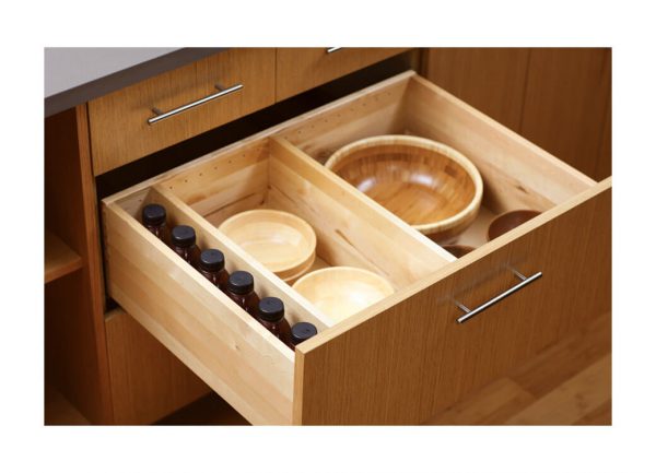 Kitchen Cabinet with Drawer Separators