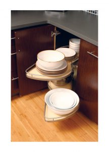 Kitchen Cabinet with Lazy-Suzan Insert