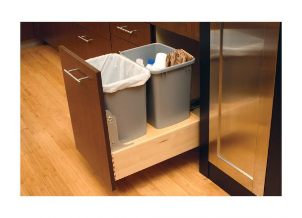 Kitchen Pantry with Waste - Recycle Basket