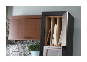 Kitchen Pantry Design with Rolling Tray