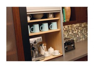 Kitchen Cabinet Design wth Appliance Garage from Dura Supreme