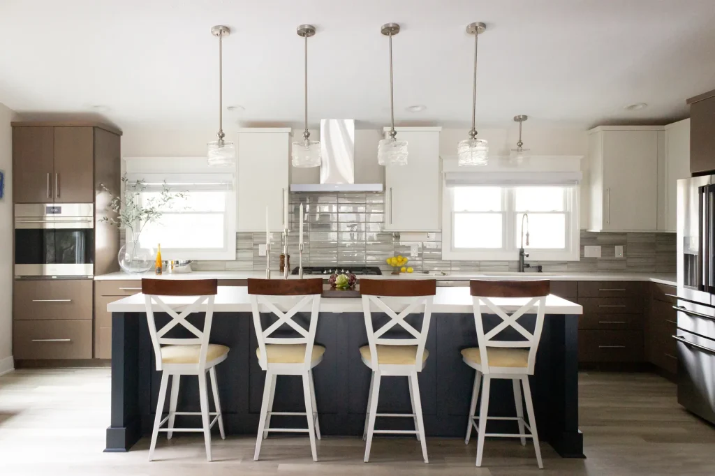 Modern Tri-Toned Kitchen